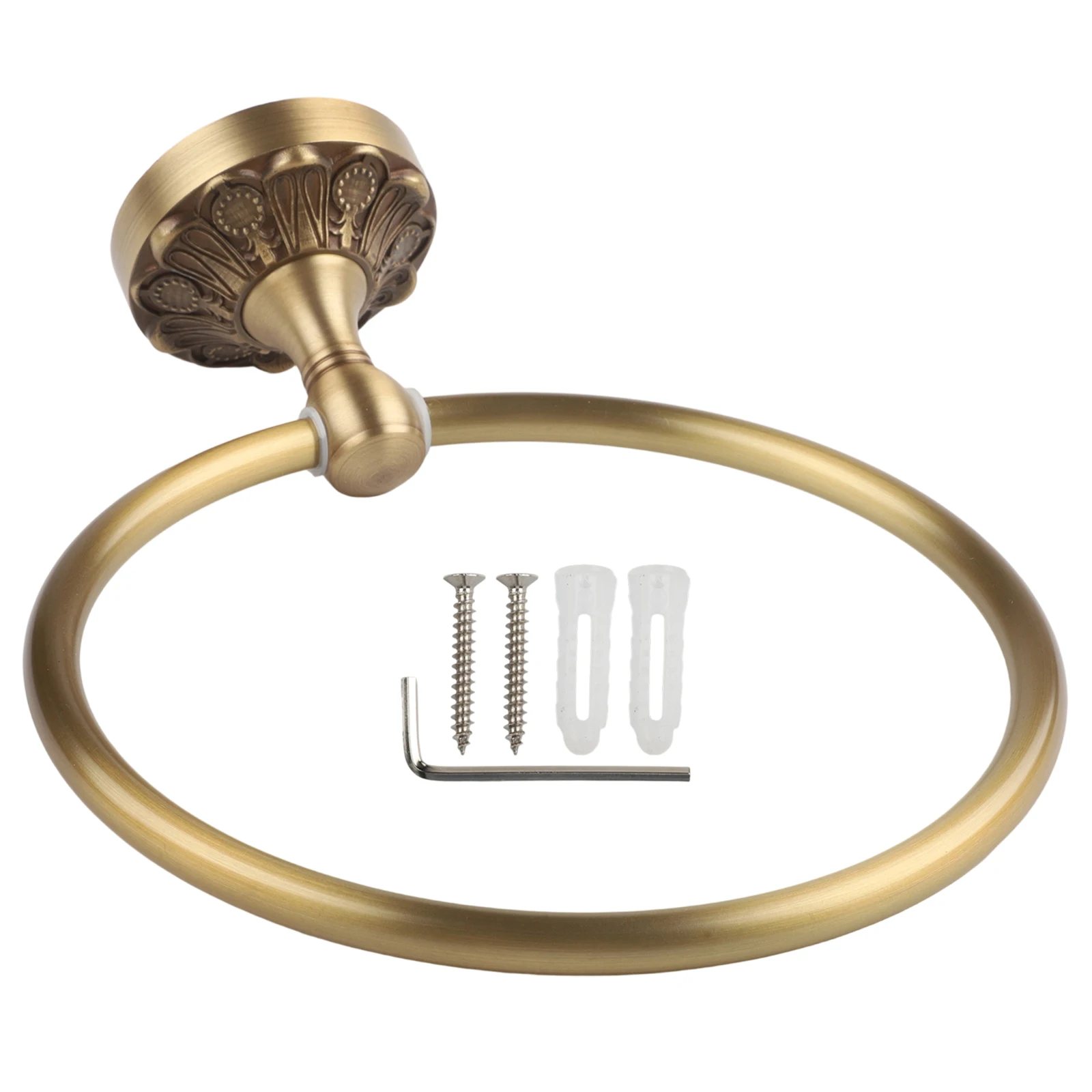 

As Shown In The Picture Brass Towel Holder Modern Vintage Towel Holder Antique Style High-Quality Brass Material