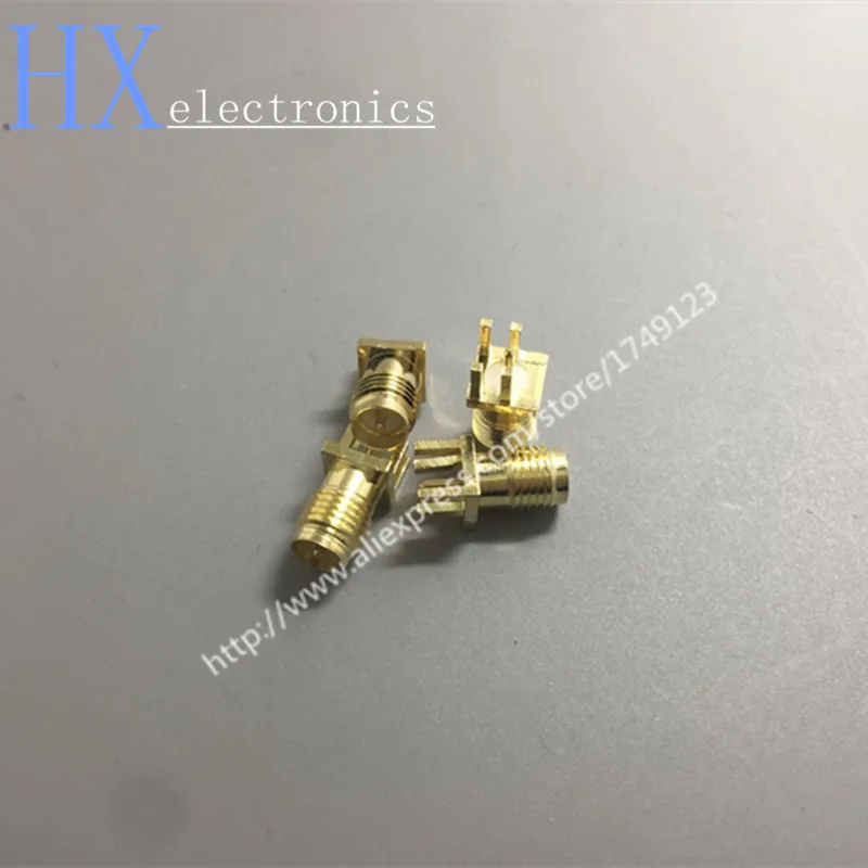 5PCS N-foot Vertical Inner Needle SMA Female Flapper RP-SMA-KE PCB Card