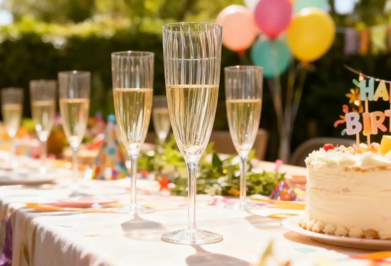 

Упаковка из 36 прозрачных небьющихся флейт для шампанского, 6 унций — одноразовые бокалы для вина на свадьбу, вечеринки, дни рождения, момоза