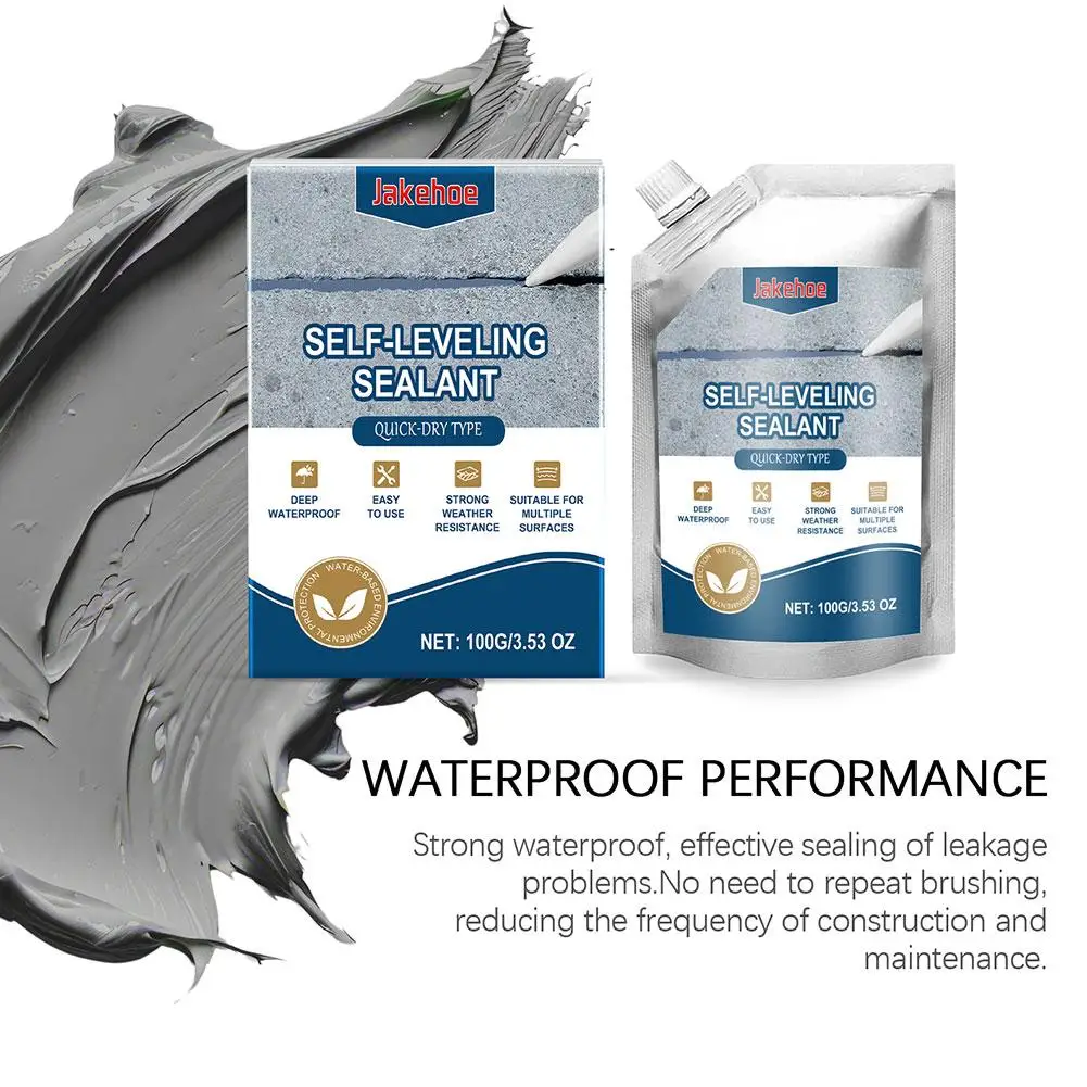 100g 콘크리트 균열 수리 자가 평탄화 패칭 및 충전제 콘크리트 균열 방수 수리 실란트 코킹 접착제
