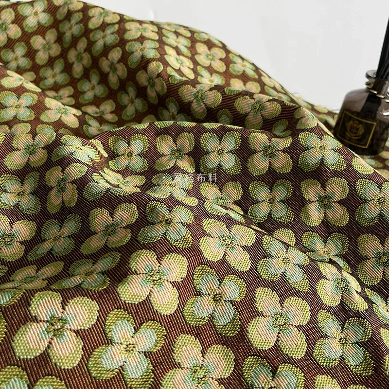 

Retro Jacquard Fabric Thickened for Dress Clothing Jacket Bag Designer Diy Sewing Material Cloth Handmade Wholesale