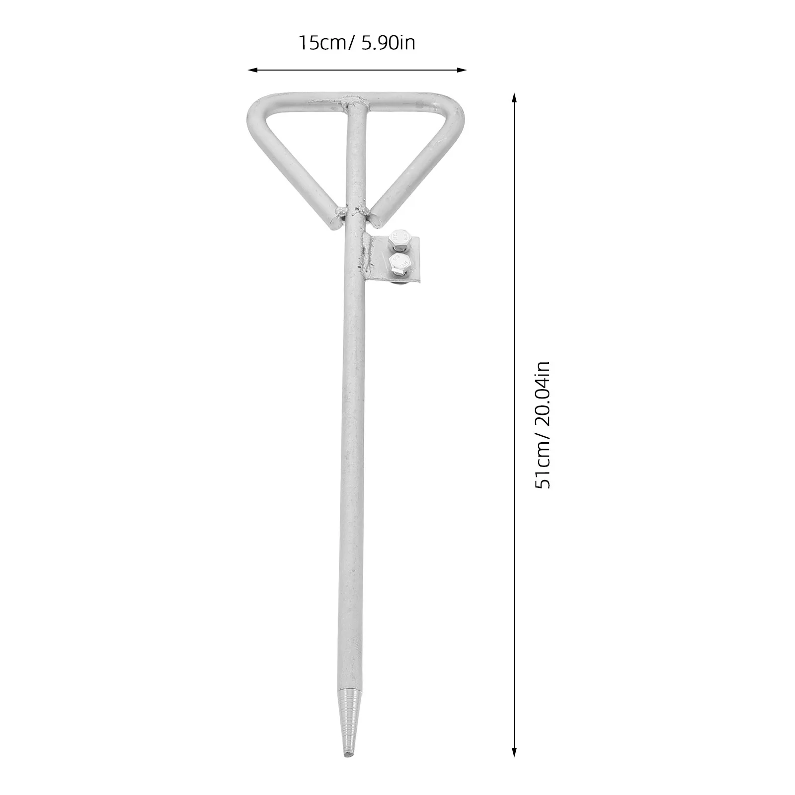 Asta di messa a terra in acciaio zincato per recinzione elettrica Generatore solare Asta di messa a terra Barra di messa a terra elettrica esterna