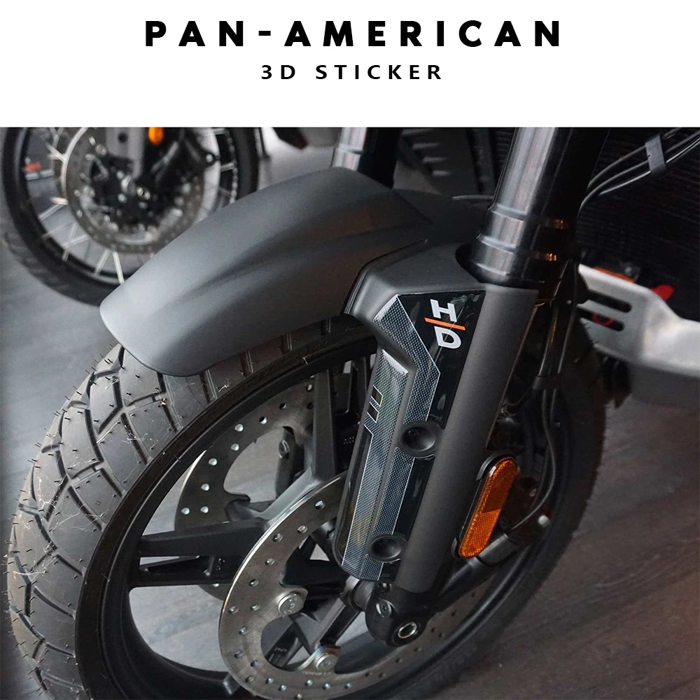 

For PAN AMERICA 1250 PA1250 PANAMERICA1250 2020 2022 Stickers Frontal protection fork Sticker 3D Protector Decoration kit