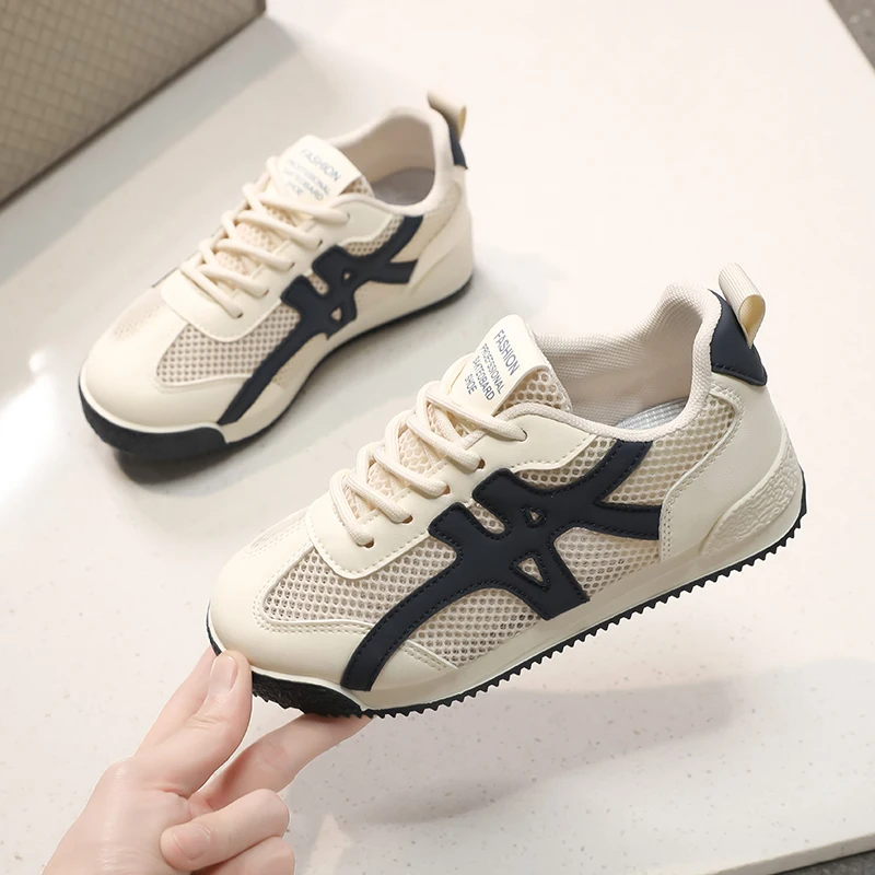 

Women Shoes Breathable All-match Mesh Shoes Casual Sports Trendy Shoes Female Wear-resistant Running Shoes for Women