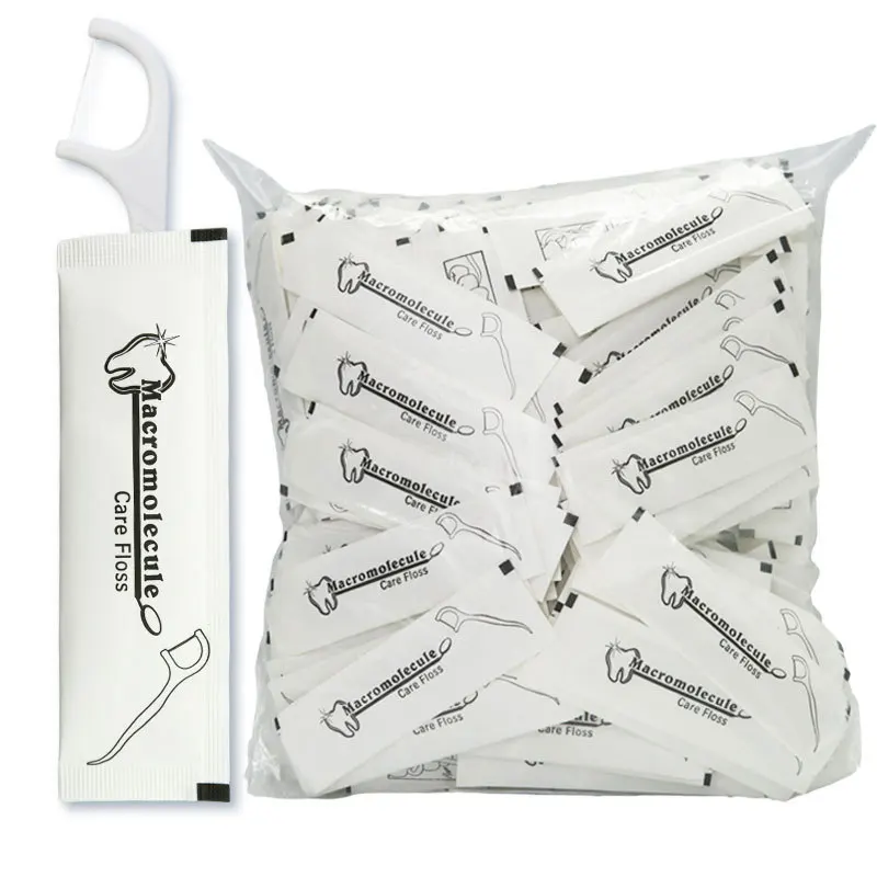 デンタルフロス-500本-各個包装-フロスシングルバッグ-旅行-ホテル-レストラン-オフィス-車用デンタルフロス