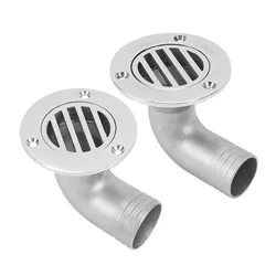 Boat Deck Drain 90 Degree Elbow 316 Stainless Steel Split Floor Deck Drain for Fishing Boat Yacht