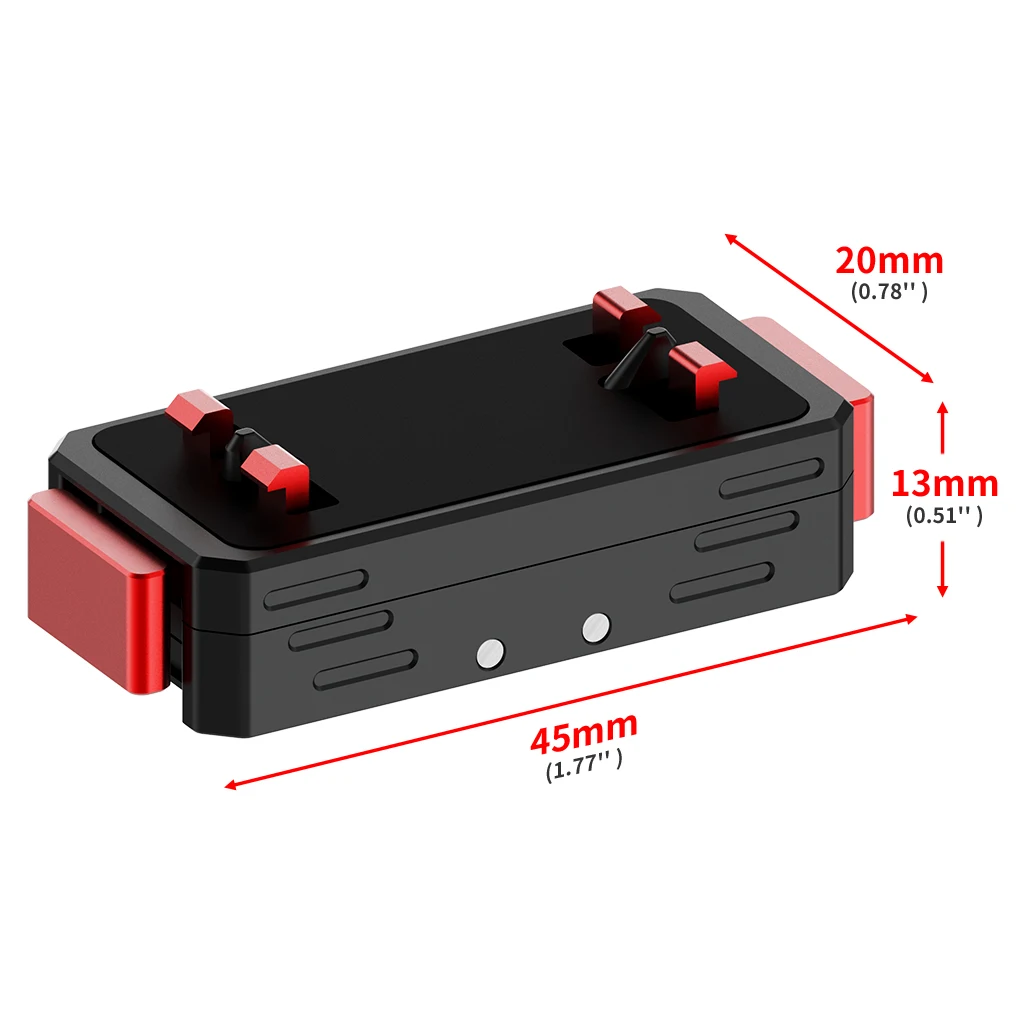 BGNing für Insta360 X5 X4 X3 Metall-Schnellwechsel-L-Platte mit 1/4-Zoll-Loch, Stativhalterung mit 1/4-Zoll-Magnet-Schnellverschluss – Detail 8