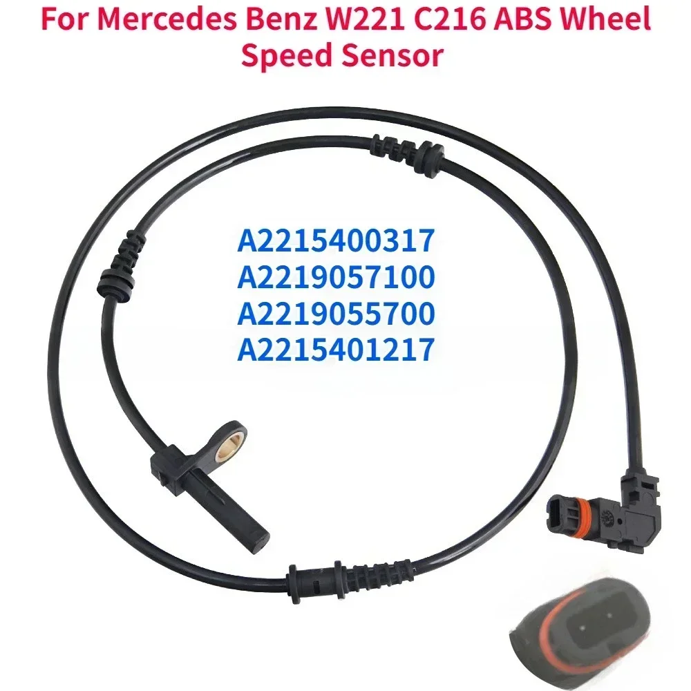 A2215400317 A2219057100 For Mercedes Benz CL500 S350 S400 S450 S500 S600 Car ABS Wheel Speed Sensor A2219055700 A2215401217