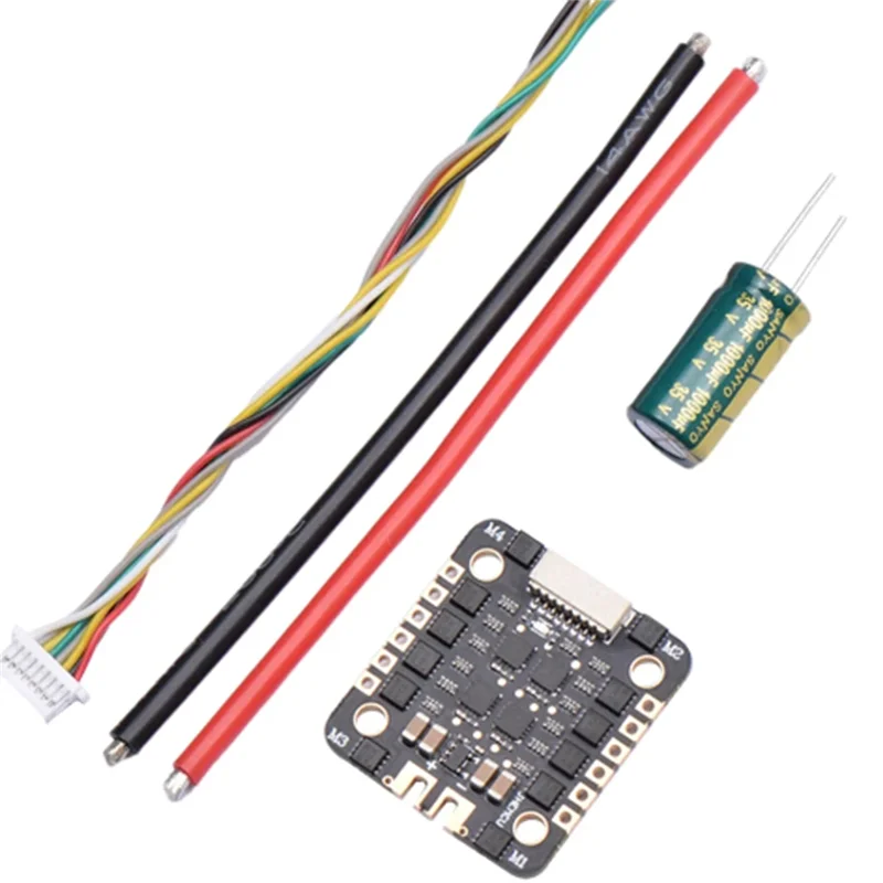 AS96-EM40A BLHELI S DSHOT600 2-6S 40A 4-In-1 Brushless ESC 20X20mm DIY Parts PC+Metal For FPV Stack Freestyle Micro-Type Drones