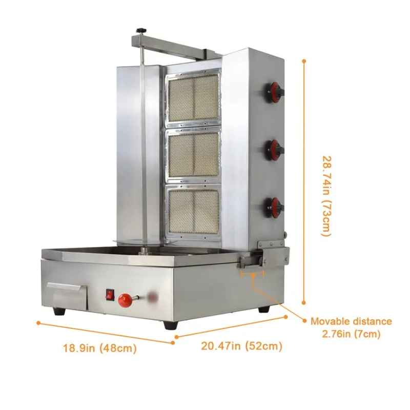 Turkish Barbecue Machine Automatic Equipment Bibimbap Automatic Roasting Electric Rotating Middle East Barbecue Oven