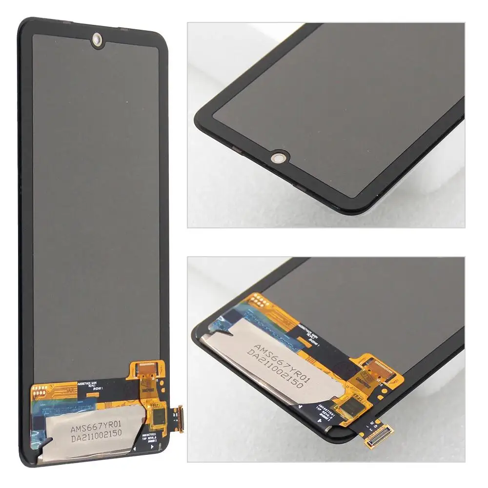 For Xiaomi Redmi Note 12 Pro 4G 2209116AG LCD Display With Frame Touch Digiziter Assembly For Note12Pro 4G Screen Replacement
