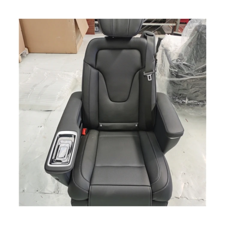 Promotional Beige And Black Color Auto Car Seat With Wireless Charging Original Size Seat For V Class Car