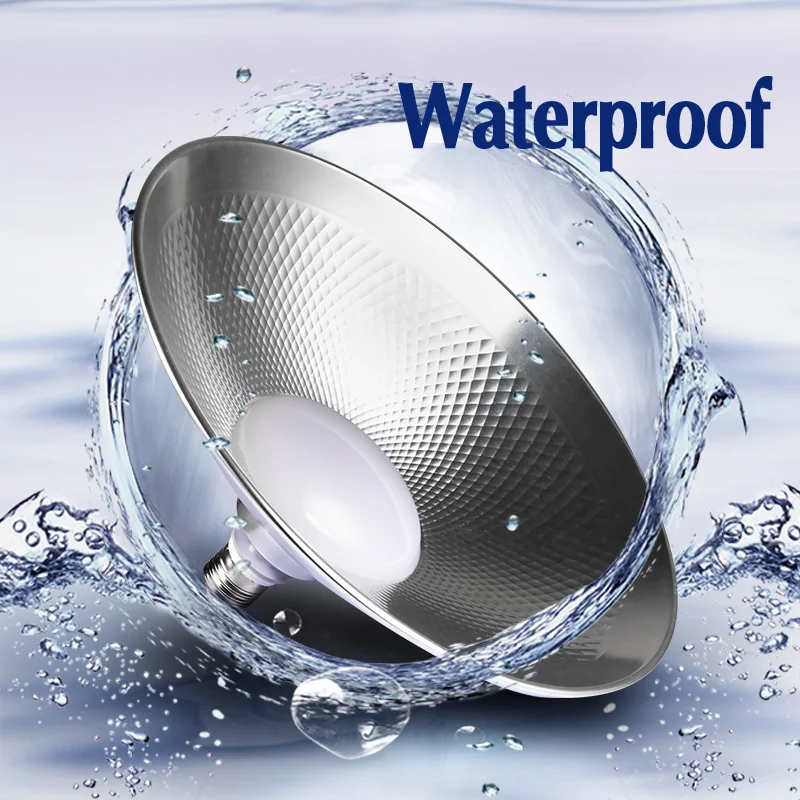 Illuminazione industriale a led per garage Apparecchi super luminosi Lampada da lavoro AC220V150W 200W Luci per baia alta Impermeabile Commerciale industriale