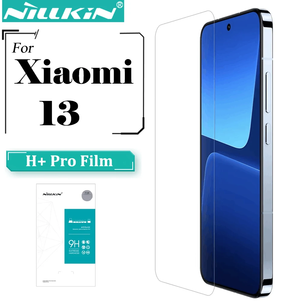 Nillkin para Xiaomi 13 9H 0,33 mm Protectores de pantalla de teléfono de vidrio templado Película a prueba de explosiones