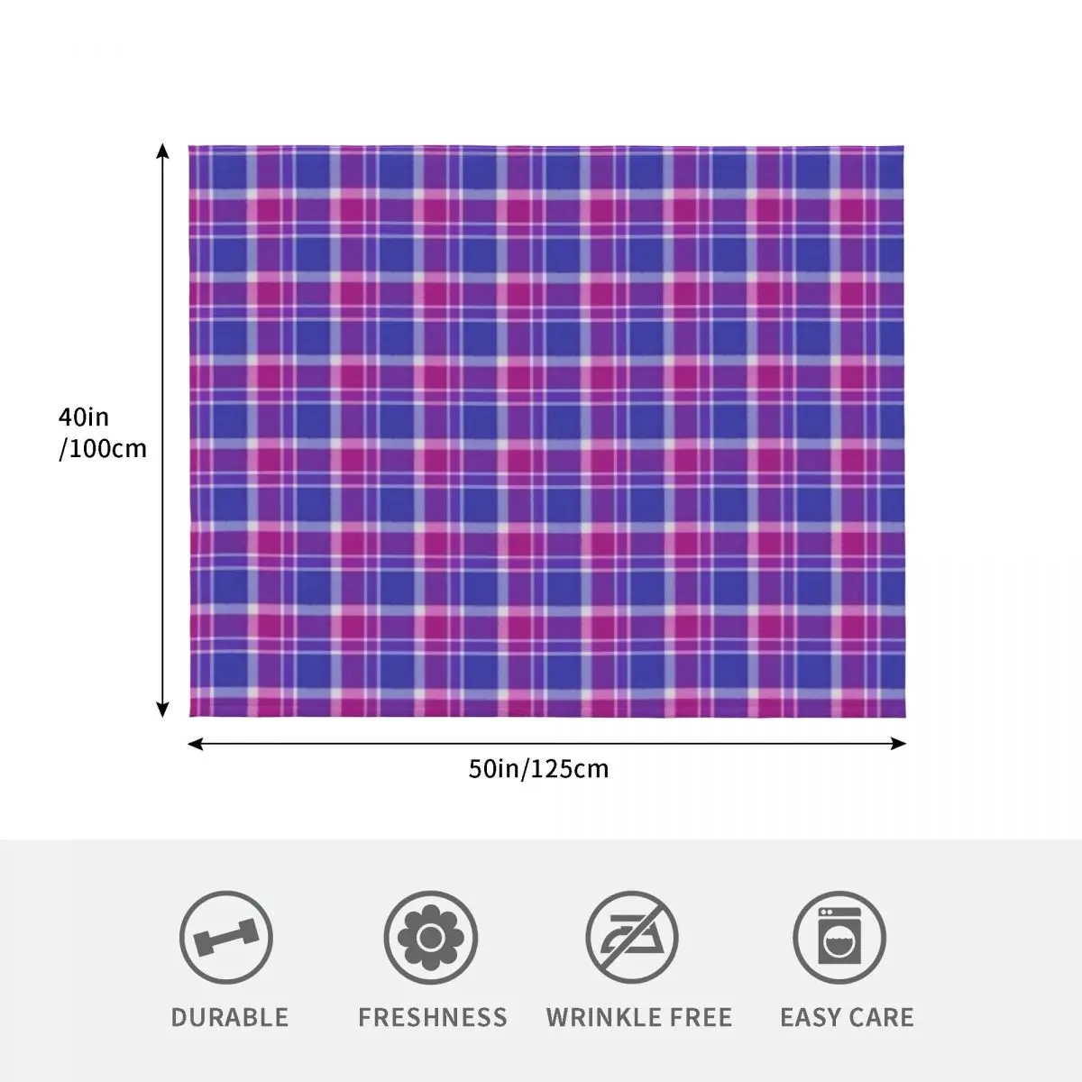 PRIDE PLEID - بطانيات ثنائية رمي الأربعاء لبطانيات قيلولة فروي للأطفال