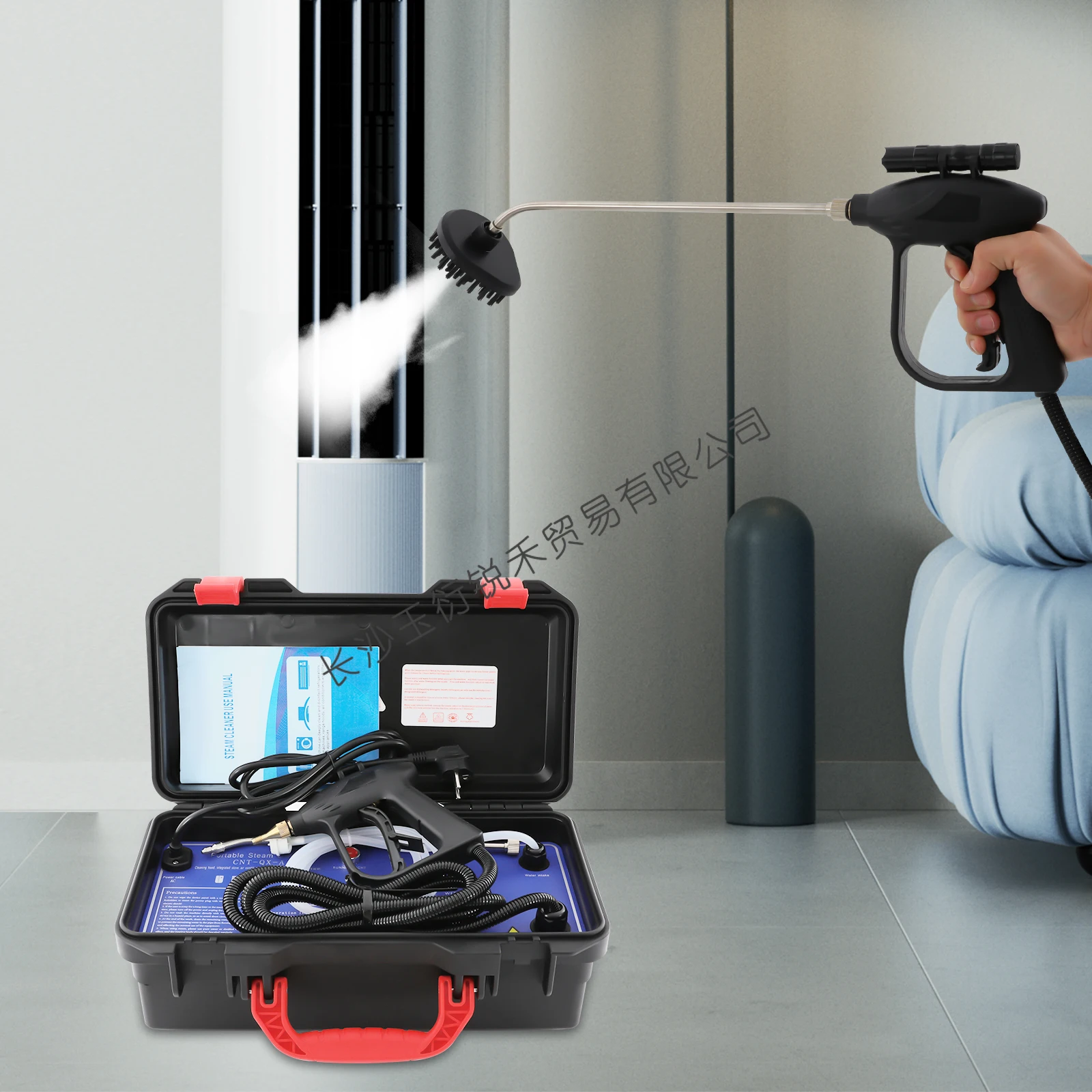 Limpiador a vapor portátil de alta pressure, machine de limpieza a vapor para el hogar y el coche, 5 Bar, 3KW