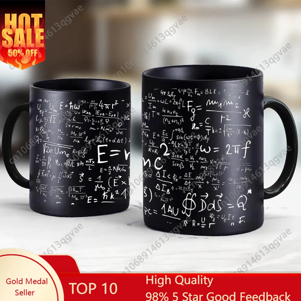 

E = mc ² Formula of conservation of physical ceramic mugs office Tea Mug University physics teacher coffee mug husband gift cup
