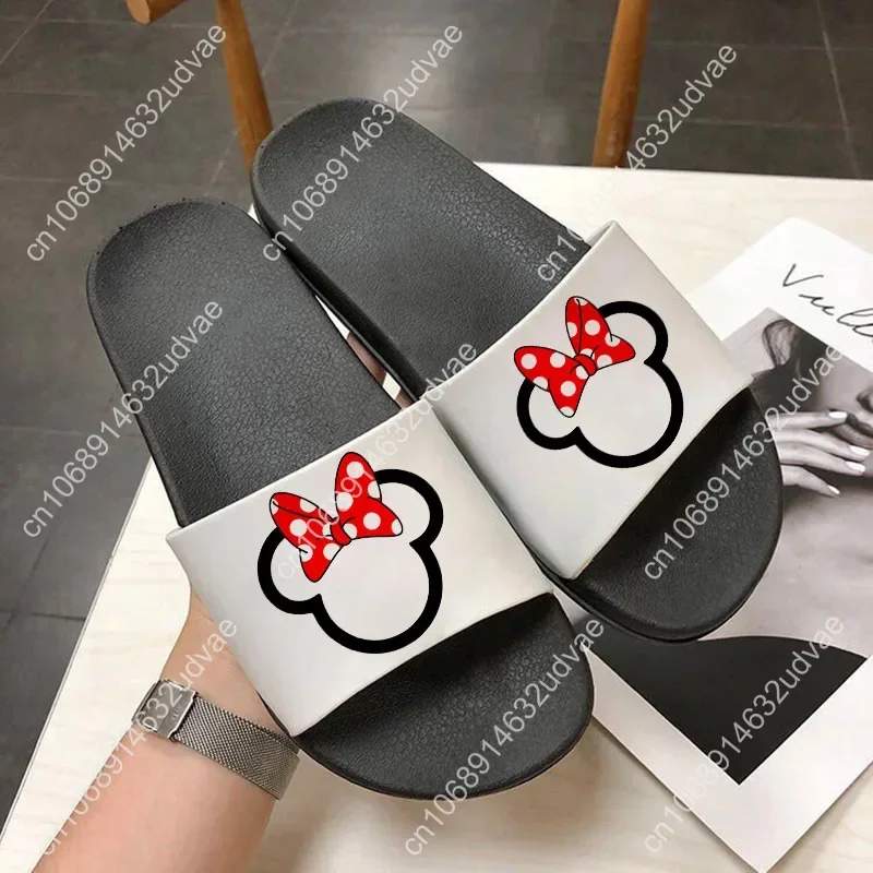 Cartoon Mouse head Fun Cute Floor Family Shoes Summer Bathroom Sandals 2021 New Women Slippers Home Indoors Slippers Mujer