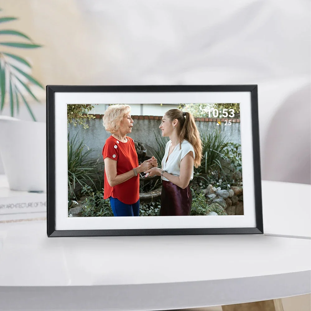 Latest 2024 model Plastic Material Frame Digital Photo  for Gifting to Send Photos from Your Phone Quick, Easy Setup