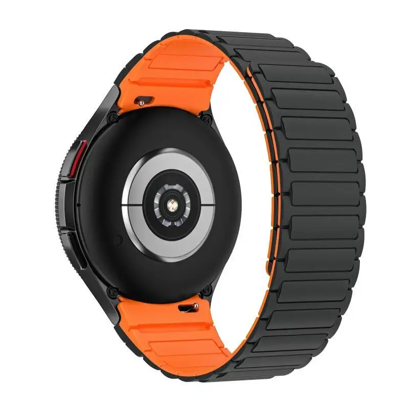 Silikonarmband für Samsung Galaxy Watch 7/6/5/4 40 mm 44 mm 4 6 Classic 42 mm 46 mm 47 mm 43 mm magnetische Armbanduhr 5Pro 45 mm Gürtel – Detail 10