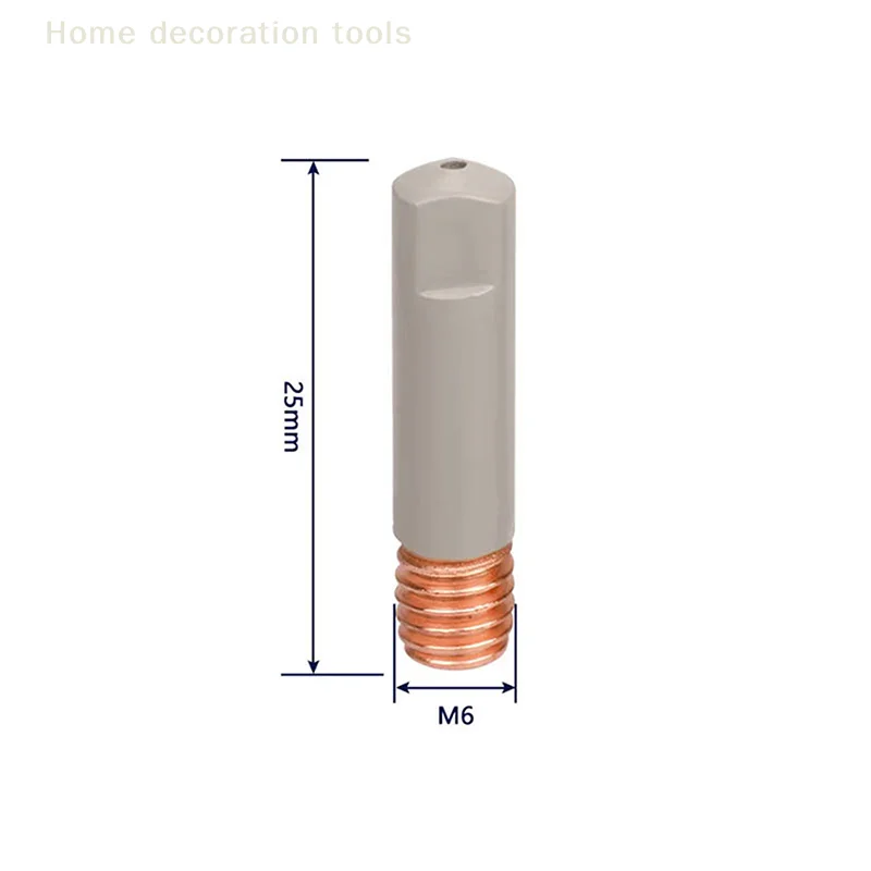 5pcs MB15AK Lasmondstuk Tips Coating Beschermen Gasmondstuk Tip 0.8mm MIG Lassen Gereedschap Onderdelen