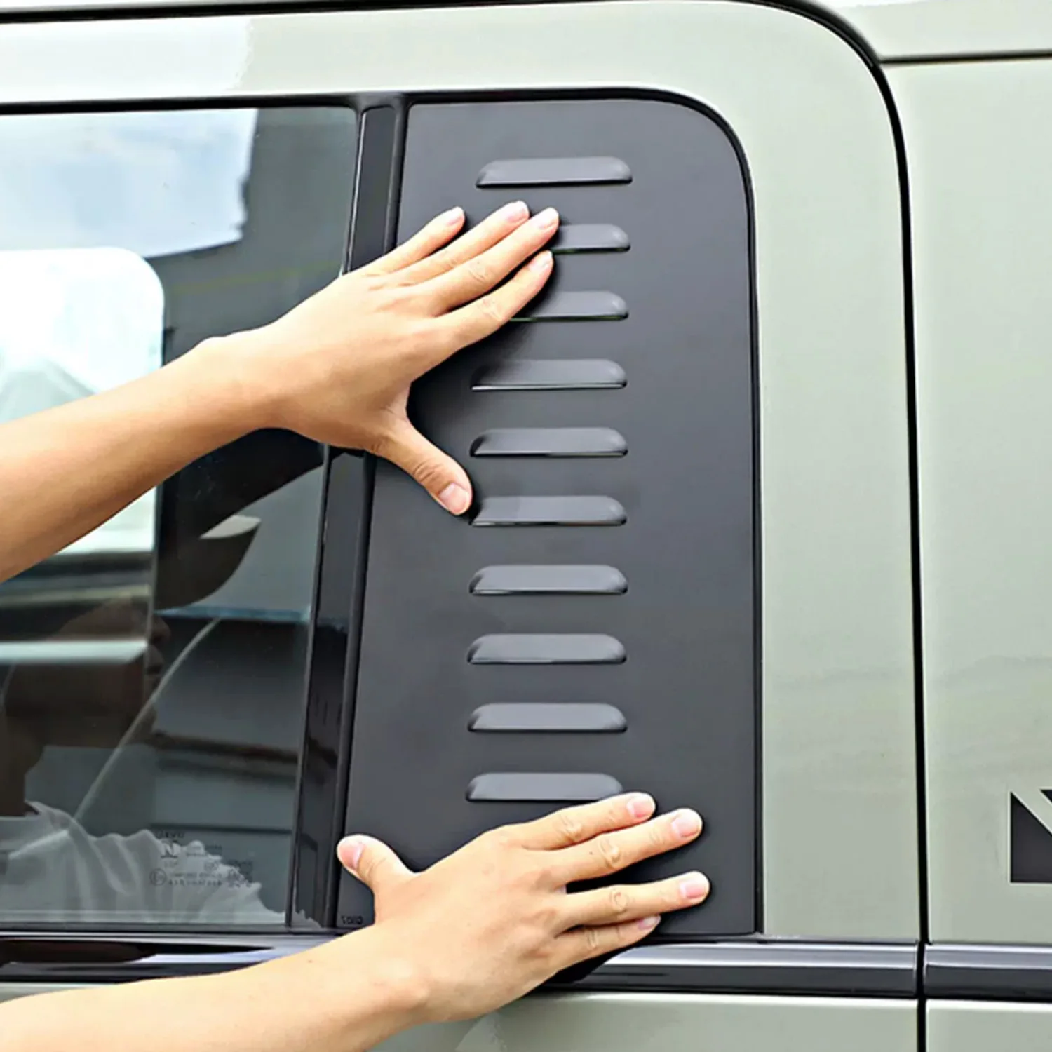 For Chery iCar V23 2025 2026 Car Accessories ABS Plastic Rear Window Triangle Cover Trim