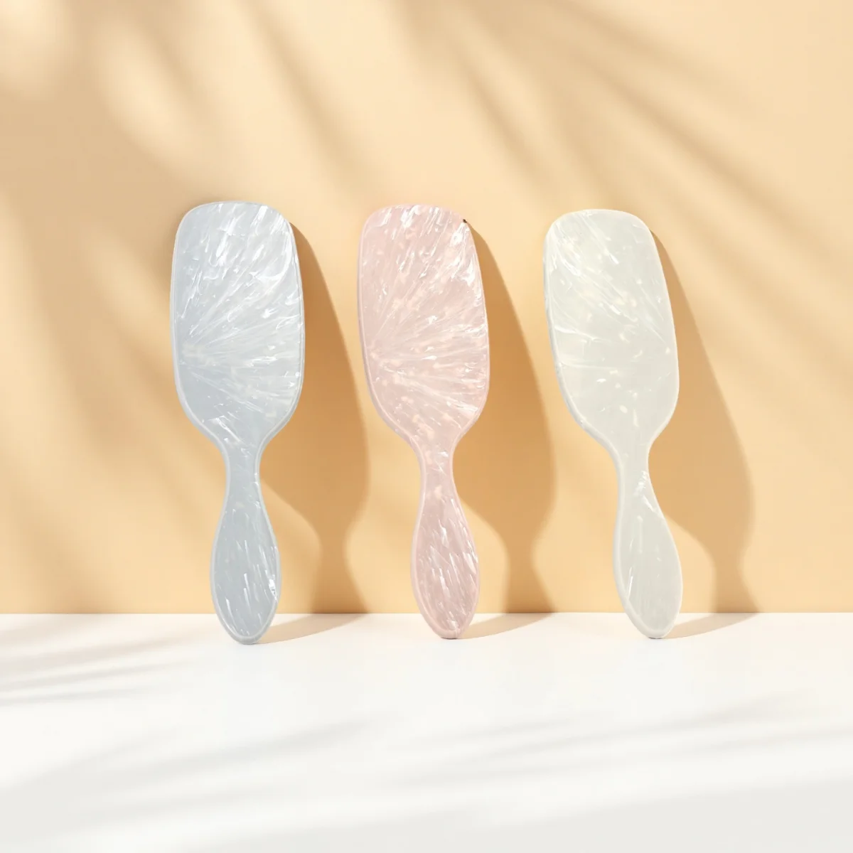 Marble long-handled air cushion comb Large comb Cushion Comb Anti-tangle Anti-static Square Marble Detangling Hair Brush