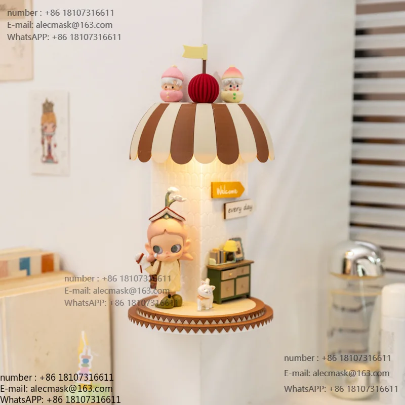 

French cute art wall lamp living room children's room bedside 90-degree corner