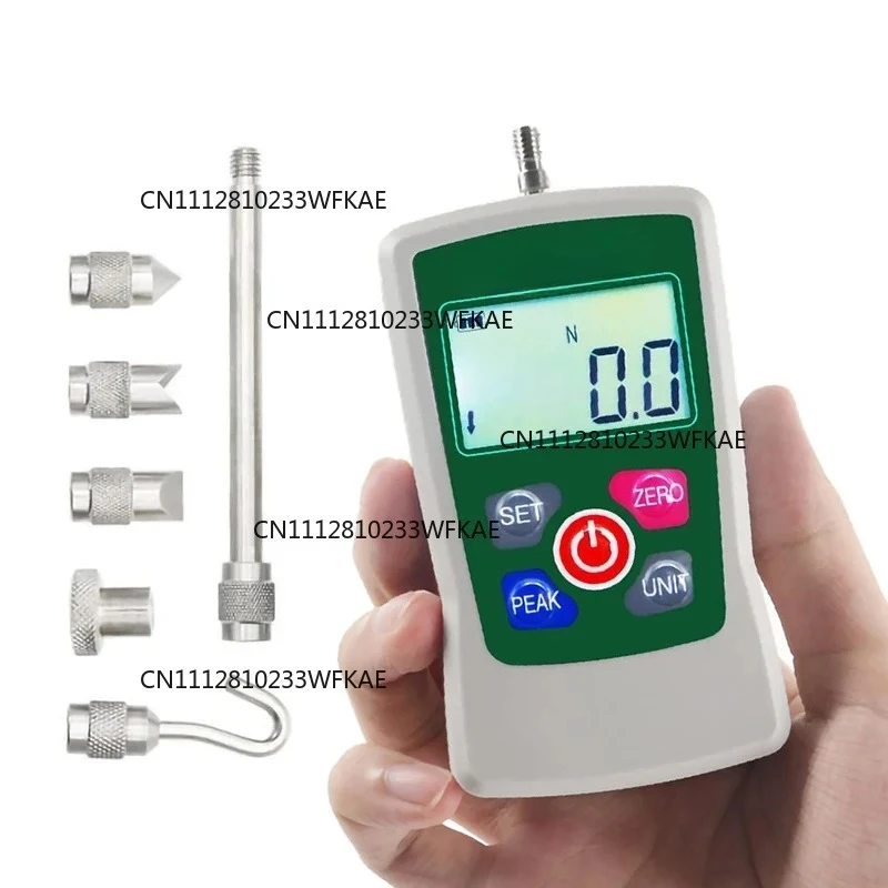 Digital Force Gauge High-Precision Push-Pull Meter for Tension & Compression Testing (N, kg, lb, oz) With Backlight 5N/300N/500N