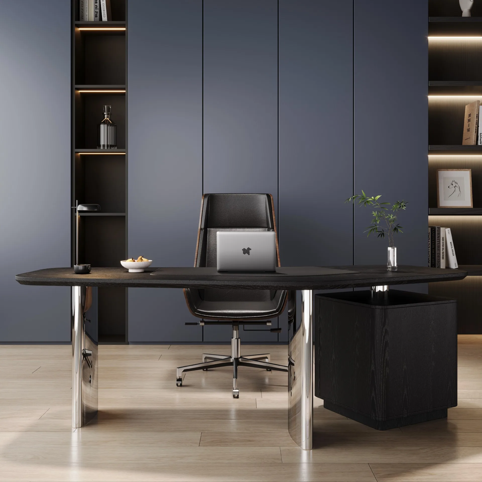 

Special-shaped solid wood desk corner desk