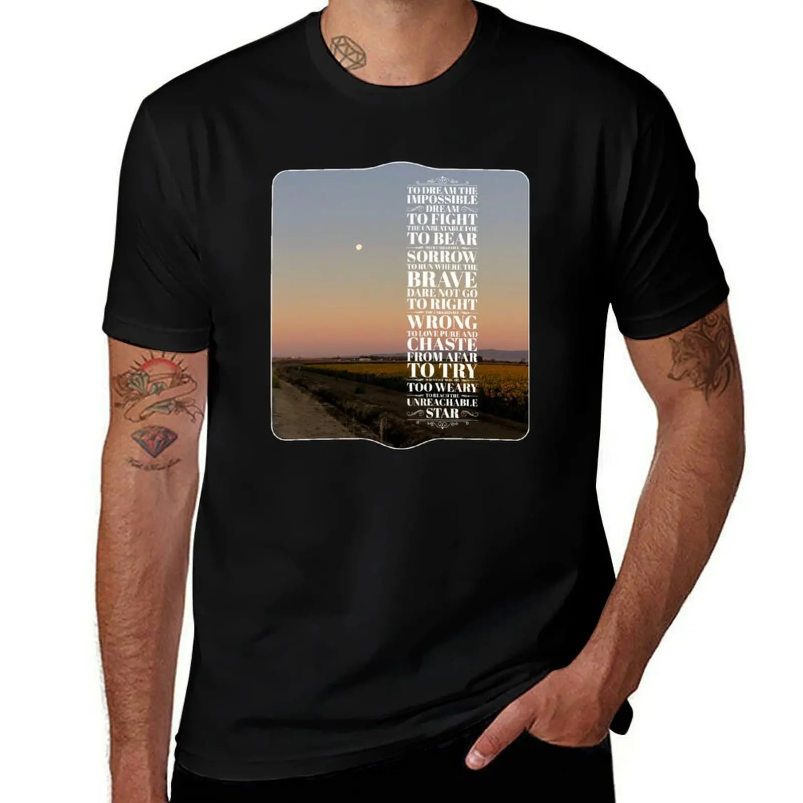 The Impossible Dream T-Shirt Thanksgiving Casual Tee T-Shirt