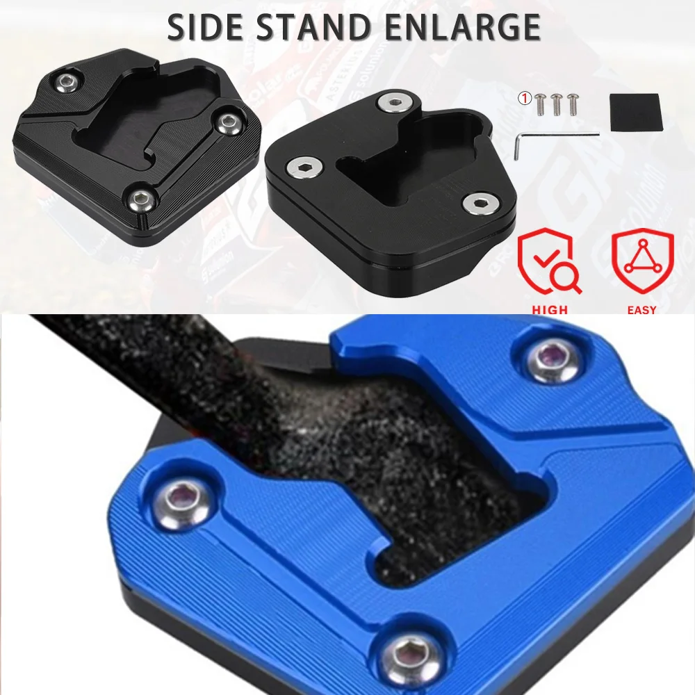 

Motorcycle For Suzuki Hayabusa Kickstand Foot Side Stand Enlarge Extension Support Plate Pad 2021 2022 2023 2024 Hayabusa1300