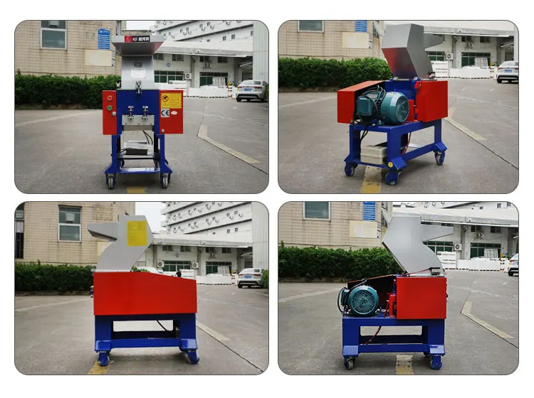 Home Use Crusher Low Noise Plastic Sheet Crushing Machine Single Glass Bottle Recycling Shredder