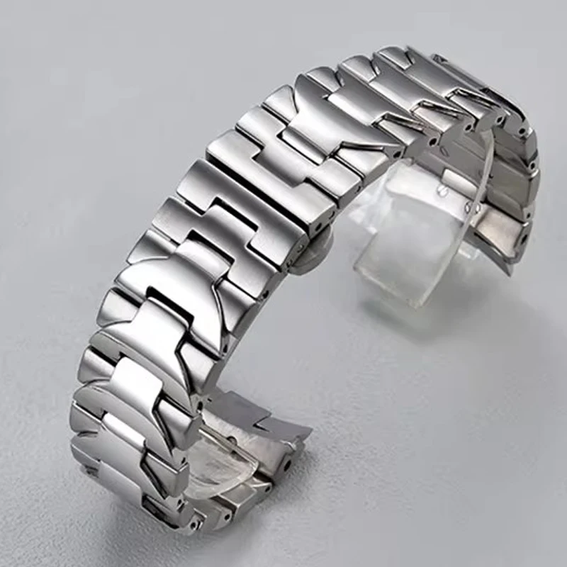 

Ремешок для часов из нержавеющей стали 24 мм для Panerai Pam441 111 Series, мужской деловой ремешок из нержавеющей стали, аксессуар для часов