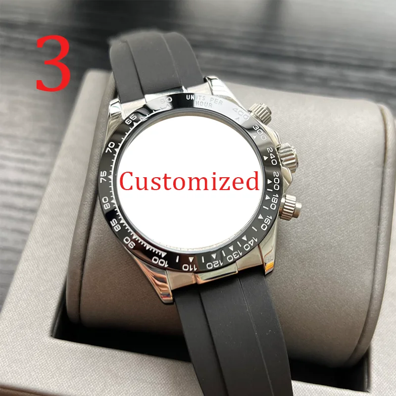 2025 Men's Watch New White Plate Steel Ceramic Ring Automatic Movement Mechanical Movement Fashion Watch Can Be Customized