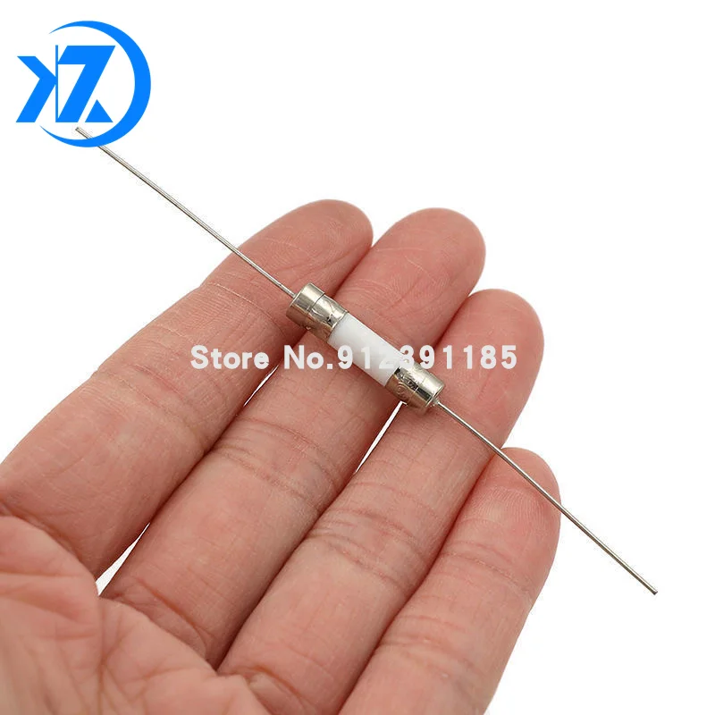 10pcs/lot 3.6*10 Fast-blow Glass Tube Fuse Fast Break With pin 3.6x10mm 0.5A 1A 1.5A 2A 3A 3.15A 4A 5A 6.3A 8A 10A AMP 250V