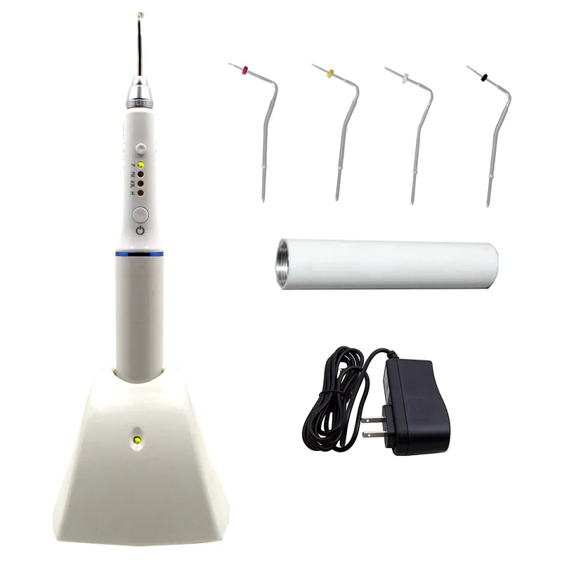 

Den tal Wireless Cordless Obturation Pen Endo System Hot Melt Gutta Percha Filling System with 4 Endo Heated Tips