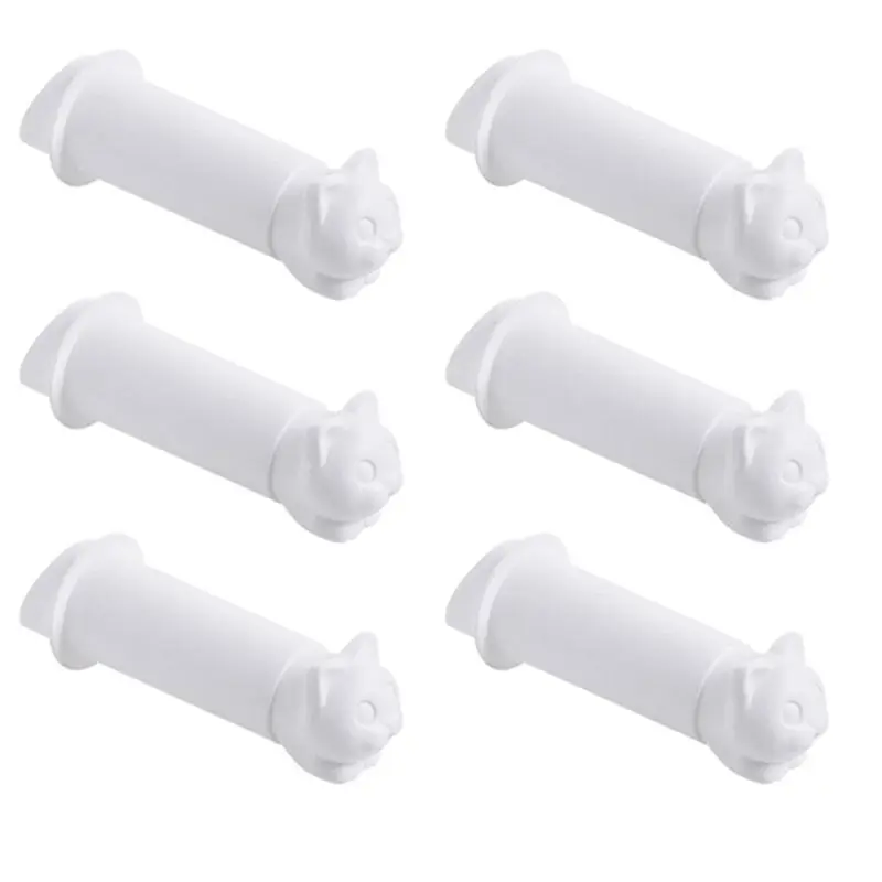 

FIZP Wall Mounted Toilet Paper Holder Cartoon Cat Retractable Paper Towel Holder Kitchen Paper Towel Roll Dispenser