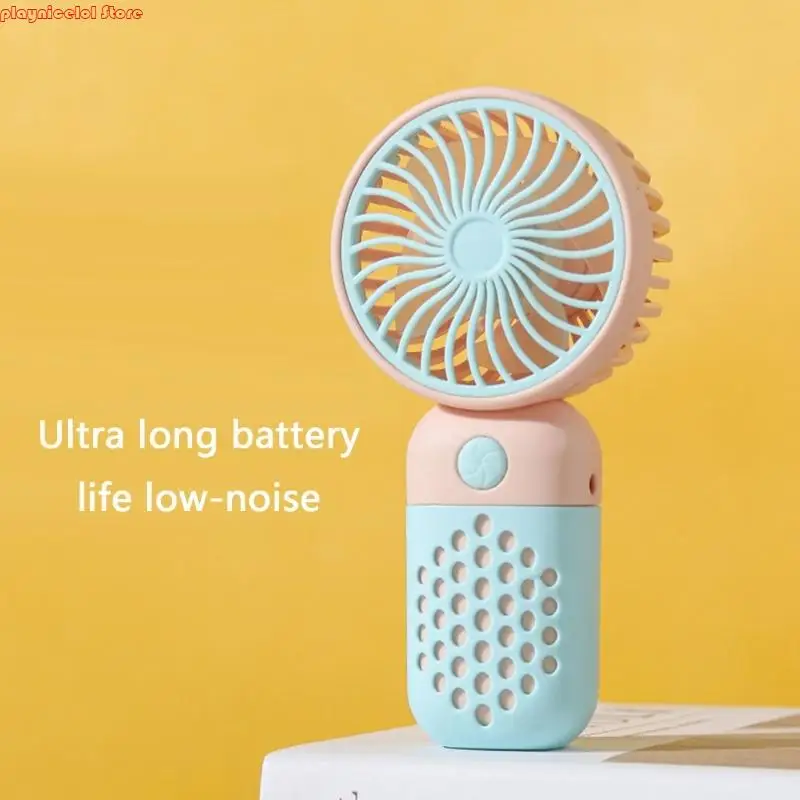 E8BA tragbarer USB -wiederaufladbarer Mini -Handheld -Fan für Studenten Freien Freien Stille Operations