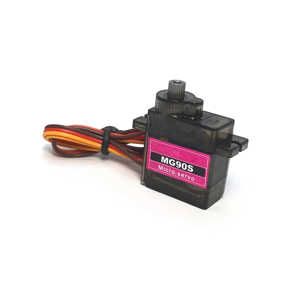 2-50Pcs MG90S 9g Micro Servo Metal Gear 4.8V-6.0V for RC Helicopter Plane RC Boat RC Car Trex 450 RC Robot Arm RC Upgraded Parts