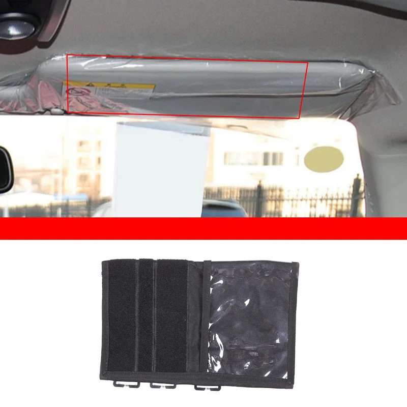 

For Toyota FJ Cruiser 2007-2021 Car Styling Car Multi-Function Sun Visor Multi-Port Storage Bag Organizer Bag Car Accessories