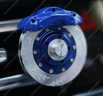 Car Brake Disc Air Vent Clip Aromatherapy Diffuser Caliper Shape Air Freshener Car Interior Decor
