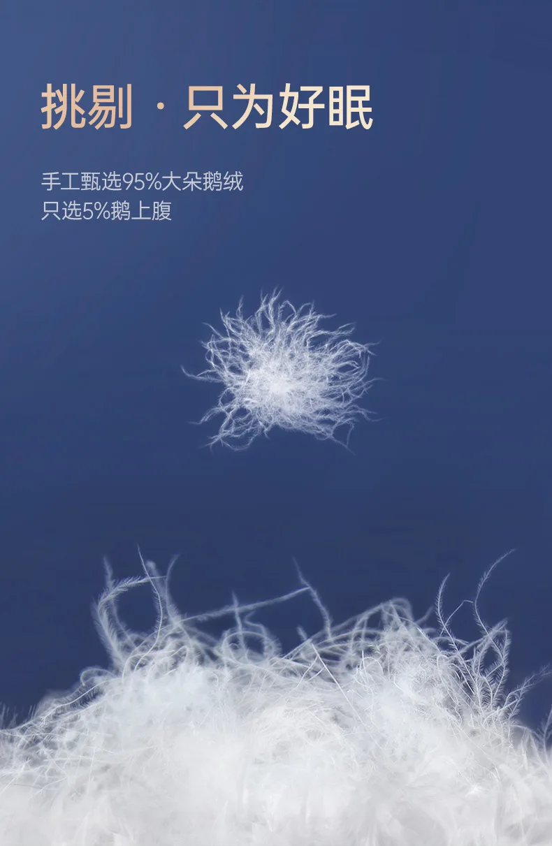 Pillow, Pillow Core Class A, Down, Goose Down