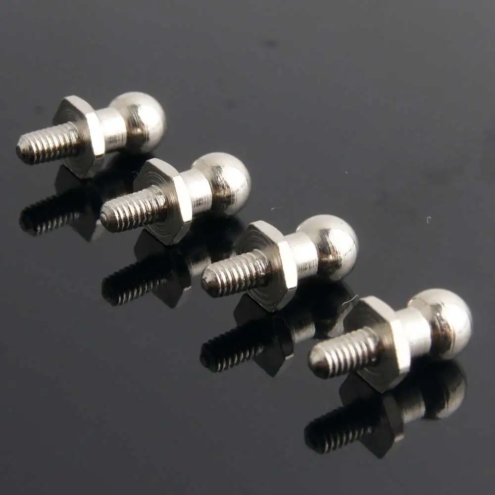 4Pcs 86029 Shock Ball Head Screws 1/16 HSP Kidking Hi Speed Spare Parts RC Remote Control Car