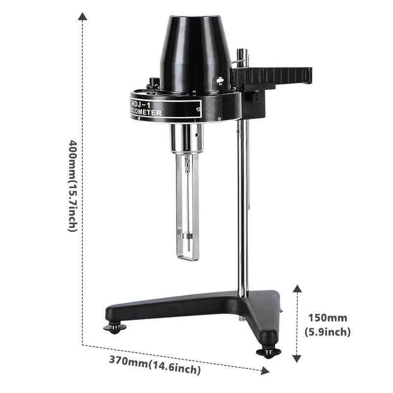

Цифровой роторный вискозиметр с температурой. Зонд, лабораторный вискозиметр с выходом данных, тестер вязкости 10–6, 000 000 МПа, 100–240 В