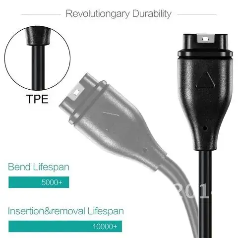 Garmin-Chargeur rapide de remplacement Forerunner 945, câble de charge de séparation de données USB pour Fenix 5, 5S, 5X Plus, accessoires