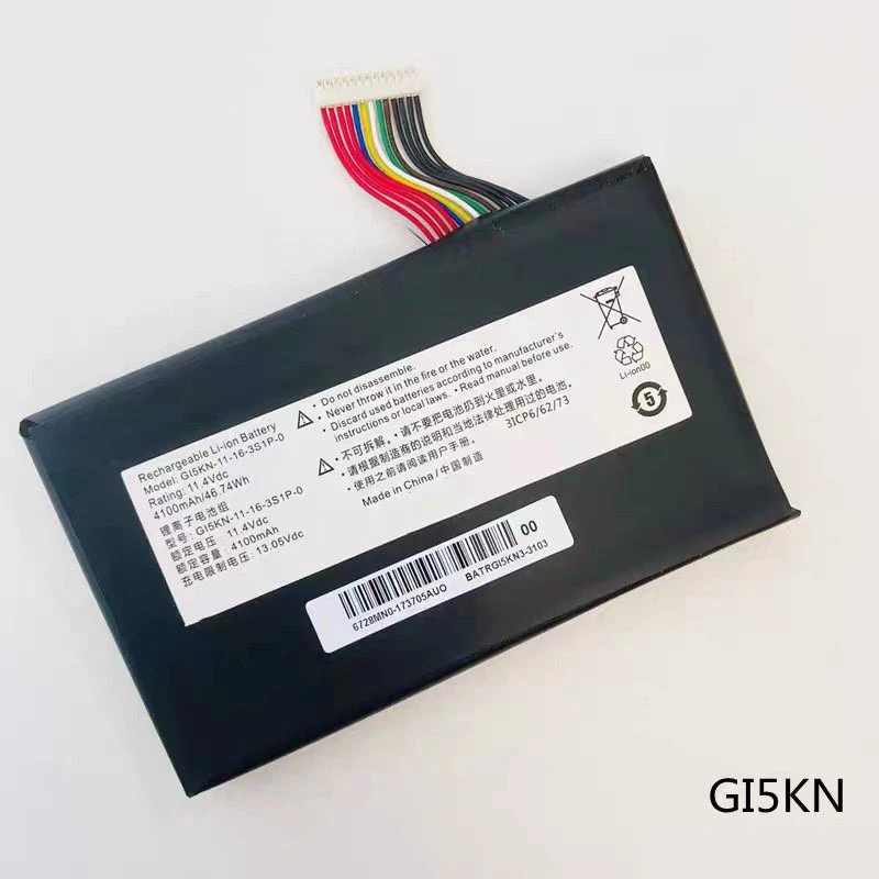 GI5KN-11-16-3S1P-0 G15KN-00-13-3S1P-0 Laptop Battery for MECHREVO X1 X2 Hasee Z7-KP7GT Z7-KP7D2 Z7-KP7EC Z7M-KP7GI 11.4V 46.74Wh