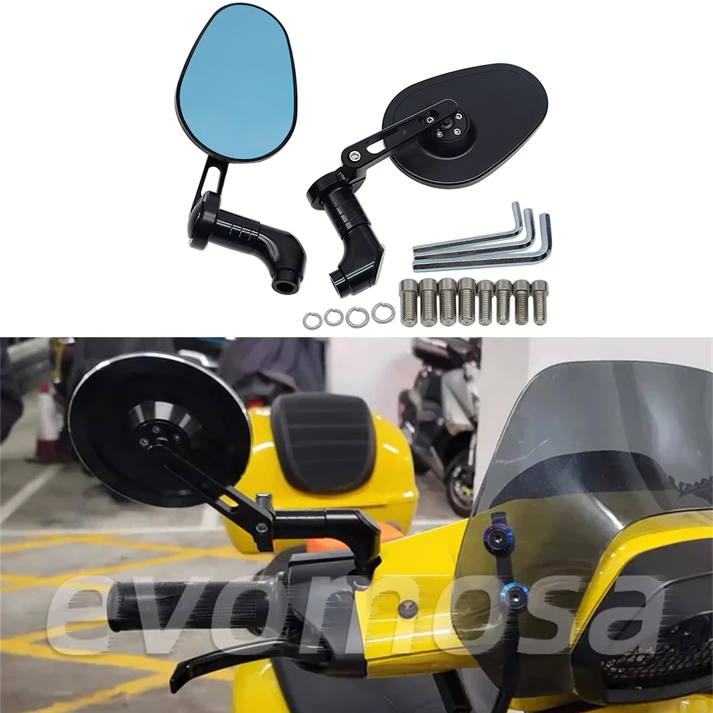 Motorcycle Accessories for VICTORIA MOTORRAD Sixties 150Si/Sixties 250Si/Sixties 300i Honda CB650R CB400F Modified Retro Mirrors