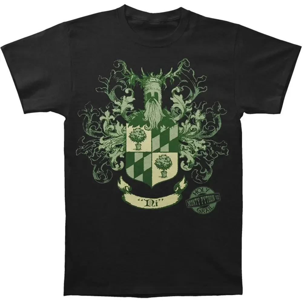 

Knights of The Round Table Knights of Ni Crest T-Shirt 100% Cotton O-Neck Summer Short Sleeve Casual Mens T-shirt Size S-3XL