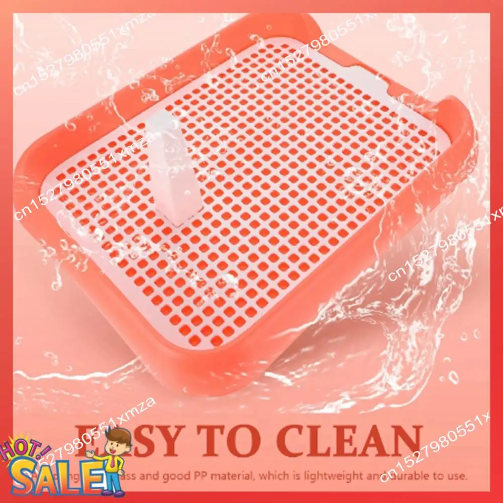 

ABCL Indoor Dog Potty Tray Mesh Dog Training Toilet Potty Tray Puppy Toilet Anti-Slide Dog Toilets Anti Mesh Training